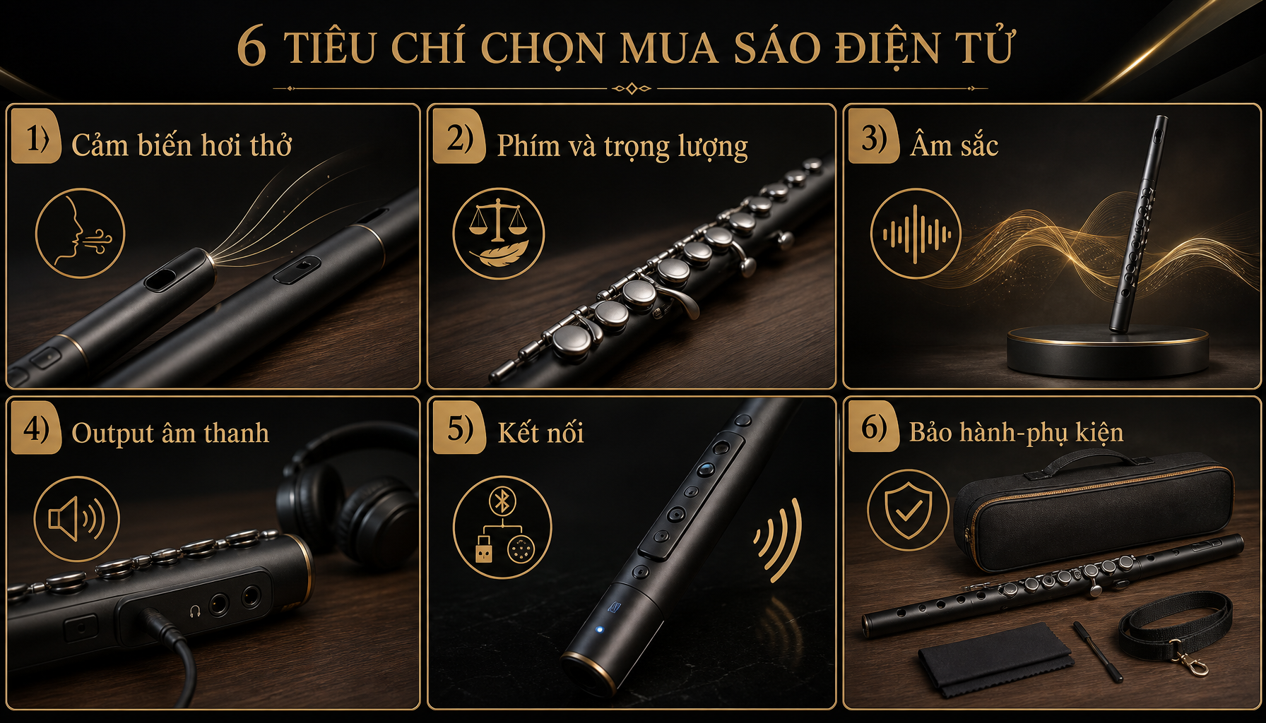 6 tiêu chí chọn sáo điện tử phù hợp nhu cầu