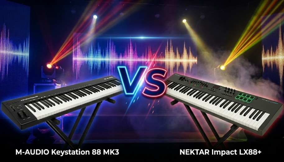 So sánh Keystation 88 MK3 và Nektar Impact LX88