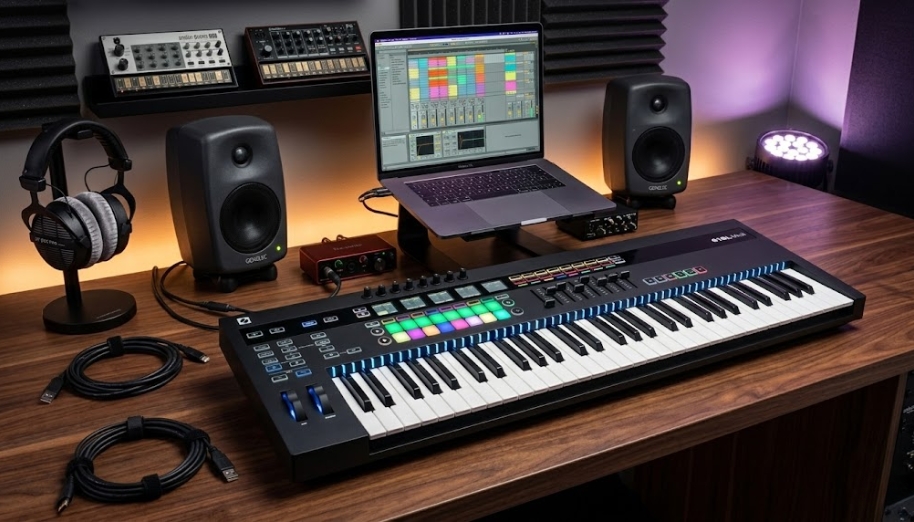 MIDI Controller 61 phím là gì? Hướng dẫn chọn mua chi tiết cho người mới 5 MIDI controller 61 phím phù hợp cho học sáng tác và làm nhạc trên máy tính