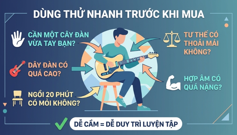 Cách chọn smart guitar phù hợp với 5 tiêu chí người mới cần biết 3 5 điểm cần kiểm tra để biết smart guitar có phù hợp và dễ chơi hay không