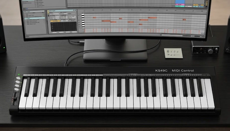 MIDI controller 49 phím là lựa chọn phù hợp cho người mới bắt đầu làm nhạc