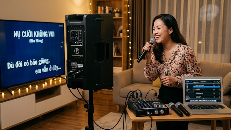 Loa kiểm âm có hát karaoke được không? Giải đáp chi tiết 1 Loa kiểm âm có hát karaoke được không