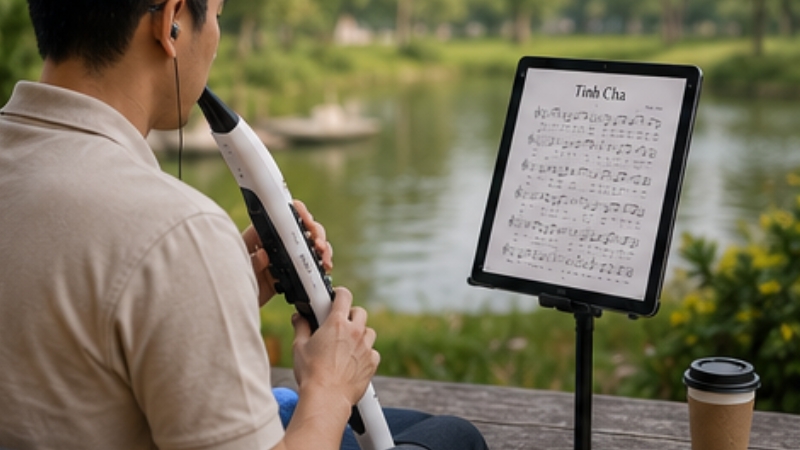 Trải nghiệm âm nhạc nhẹ nhàng với sáo điện tử