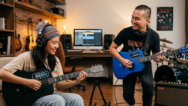 Top 5 Smart Guitar Tốt Nhất Nên Mua Cho Người Mới Bắt Đầu 9 Smart Guitar cho người mới và người chơi electric