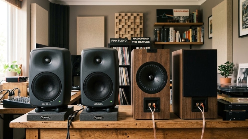 Top 4 loa kiểm âm dưới 2 triệu tốt nhất cho Home Studio cơ bản 2 Phân biệt loa kiểm âm và loa nghe nhạc giá rẻ