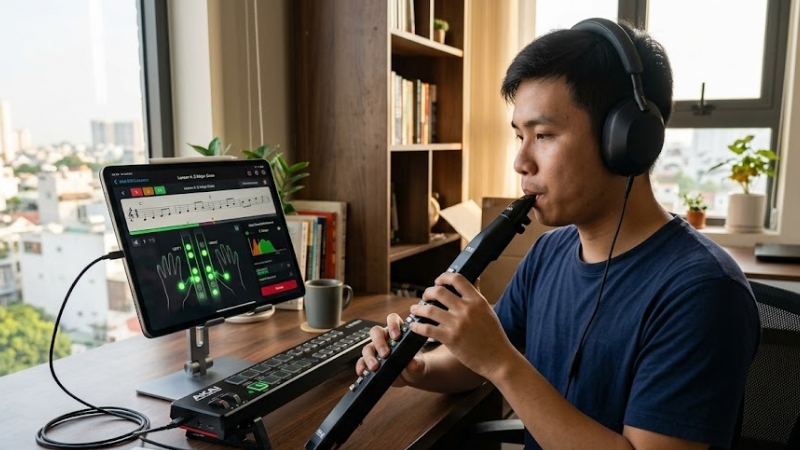 Top 5 app học sáo điện tử hiệu quả cho người mới bắt đầu 1 Người mới học nên ưu tiên app hỗ trợ thổi sáo
