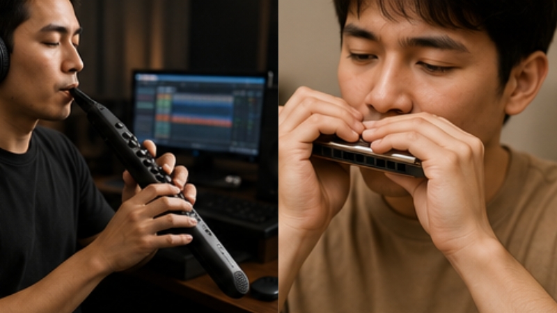 So sánh sáo điện tử vs harmonica - nên chọn nhạc cụ nào? 4 Sự khác biệt giữa sáo điện tử và harmonica dành cho người mới