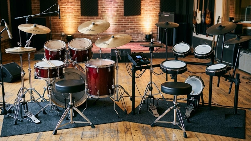 Nên chọn trống acoustic hay điện tử? Hướng dẫn cho người mới 1 4 tiêu chí chọn trống phù hợp cho người mới