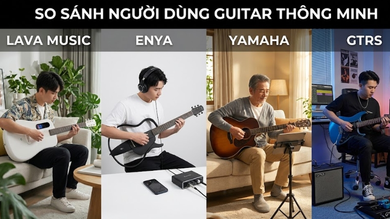 Top 4 các hãng smart guitar tốt nhất hiện nay bạn nên biết 7 Nên mua Smart Guitar hãng nào theo nhu cầu