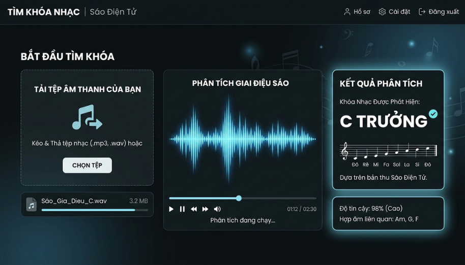 Tone sáo điện tử là gì? Cách chỉnh tone sáo chơi khớp beat nhạc 5 Ứng dụng dò key giúp nhận diện tone gốc của beat nhanh chóng