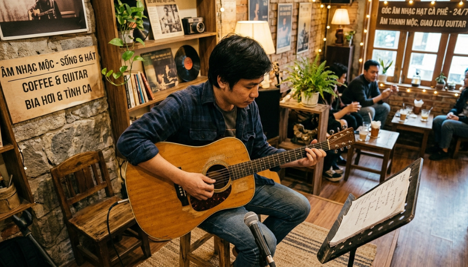 Đàn guitar dáng Dreadnought là gì? Đặc điểm và cách chọn mua 2 Dáng Dreadnought đặc biệt phát huy thế mạnh về lực tiếng và độ vang khi đệm hát